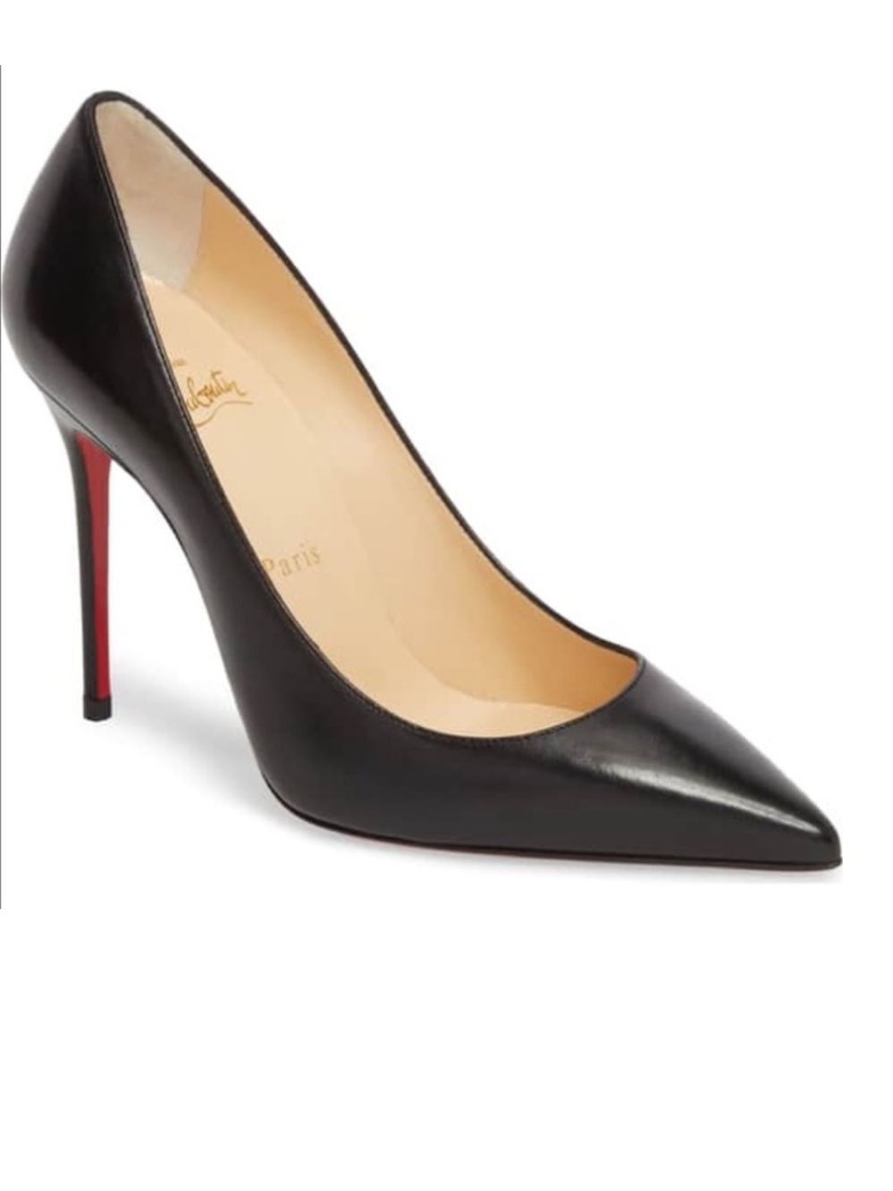 Christian Louboutin Decollete 554 100 Kid Leather Pumps Heels Women’s Shoes 36.5